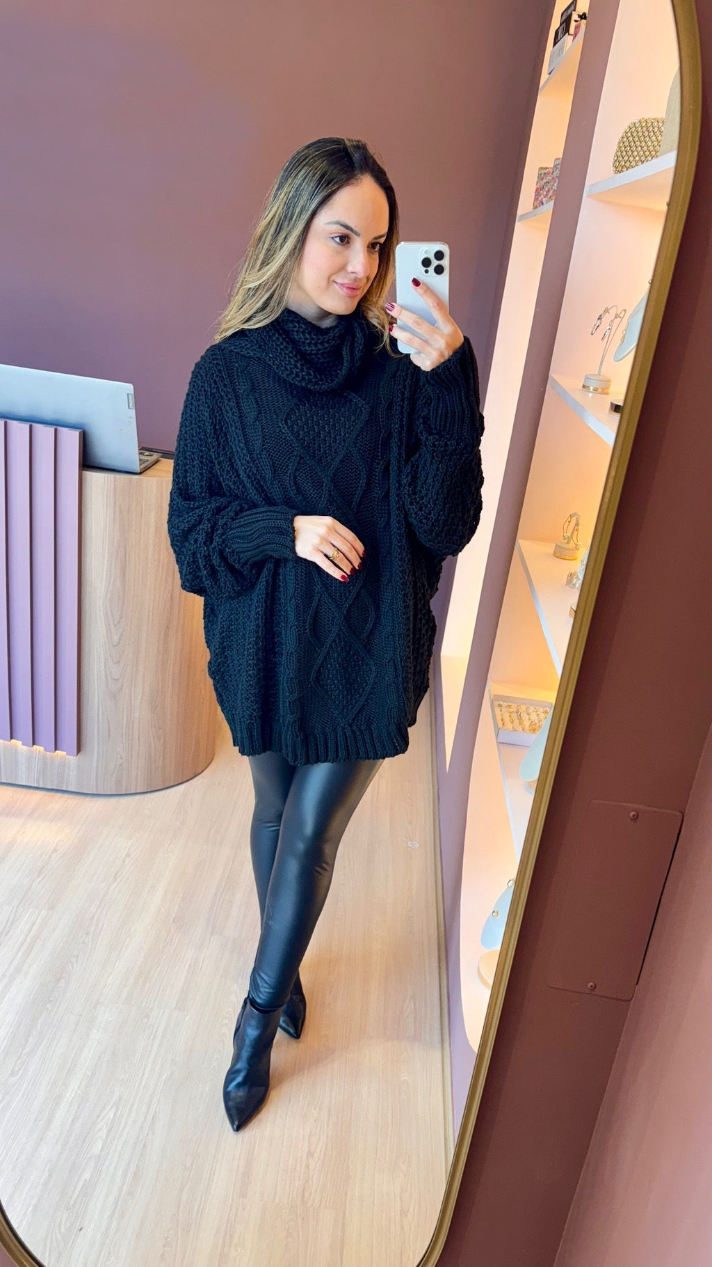 Poncho Tricot