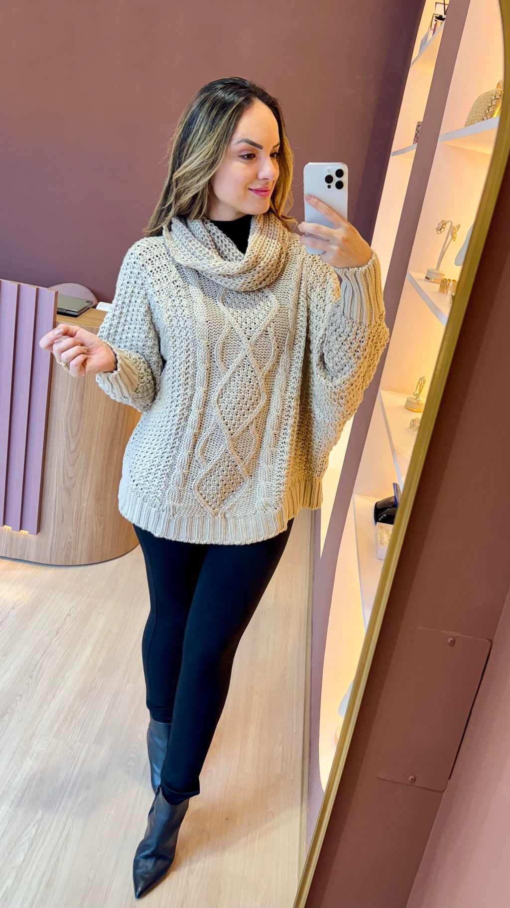 Poncho Tricot